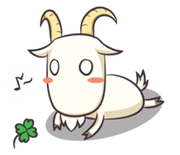 Crazy Goaty - Lucky and Happy Goat sticker #3237701