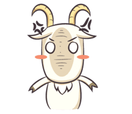 Crazy Goaty - Lucky and Happy Goat sticker #3237702
