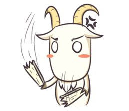 Crazy Goaty - Lucky and Happy Goat sticker #3237703