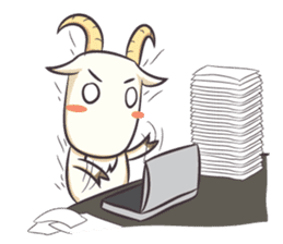 Crazy Goaty - Lucky and Happy Goat sticker #3237704