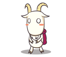 Crazy Goaty - Lucky and Happy Goat sticker #3237705