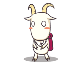 Crazy Goaty - Lucky and Happy Goat sticker #3237705
