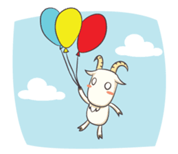 Crazy Goaty - Lucky and Happy Goat sticker #3237706
