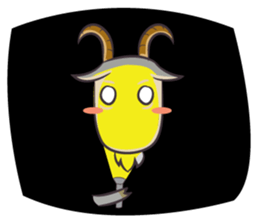Crazy Goaty - Lucky and Happy Goat sticker #3237710
