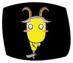 Crazy Goaty - Lucky and Happy Goat sticker #3237710
