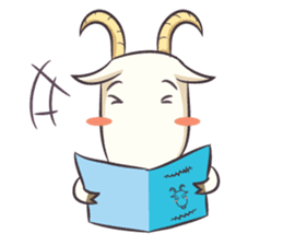 Crazy Goaty - Lucky and Happy Goat sticker #3237712