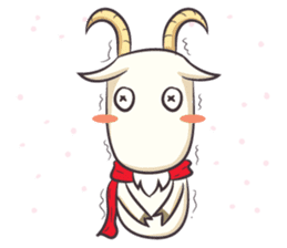 Crazy Goaty - Lucky and Happy Goat sticker #3237714