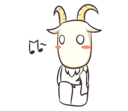 Crazy Goaty - Lucky and Happy Goat sticker #3237716