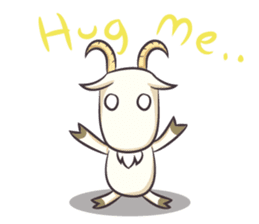 Crazy Goaty - Lucky and Happy Goat sticker #3237720