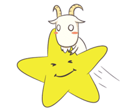 Crazy Goaty - Lucky and Happy Goat sticker #3237721