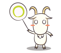 Crazy Goaty - Lucky and Happy Goat sticker #3237722