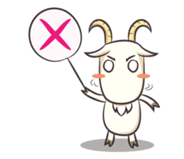 Crazy Goaty - Lucky and Happy Goat sticker #3237723