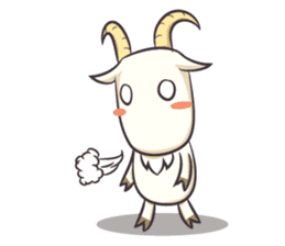 Crazy Goaty - Lucky and Happy Goat sticker #3237725