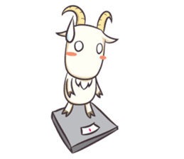 Crazy Goaty - Lucky and Happy Goat sticker #3237728