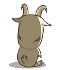 Crazy Goaty - Lucky and Happy Goat sticker #3237729