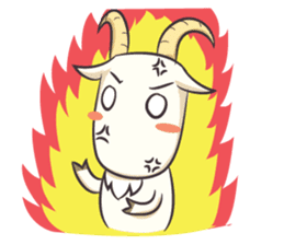 Crazy Goaty - Lucky and Happy Goat sticker #3237731