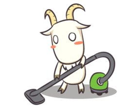 Crazy Goaty - Lucky and Happy Goat sticker #3237733