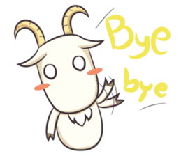 Crazy Goaty - Lucky and Happy Goat sticker #3237735