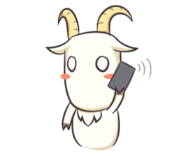 Crazy Goaty - Lucky and Happy Goat sticker #3237736