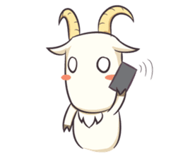 Crazy Goaty - Lucky and Happy Goat sticker #3237736