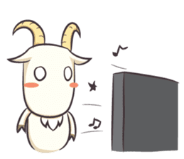 Crazy Goaty - Lucky and Happy Goat sticker #3237737