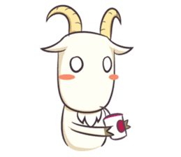 Crazy Goaty - Lucky and Happy Goat sticker #3237738