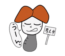 Fun everyday of the mushroom's sticker #3237820