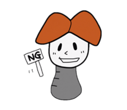 Fun everyday of the mushroom's sticker #3237841