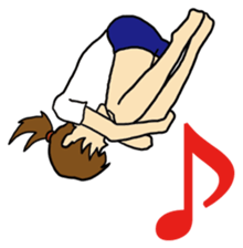 Exercise to begin with sticker sticker #3237923