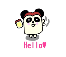 Bread panda sticker #3238379