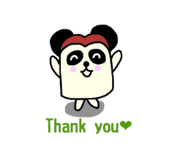 Bread panda sticker #3238380