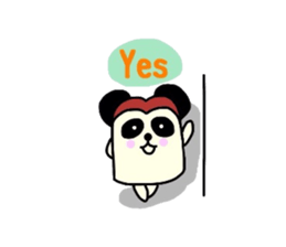 Bread panda sticker #3238387