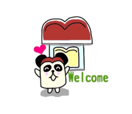 Bread panda sticker #3238398