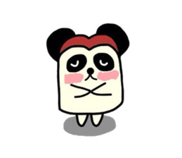 Bread panda sticker #3238414