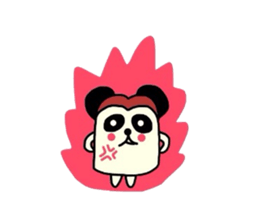 Bread panda sticker #3238415