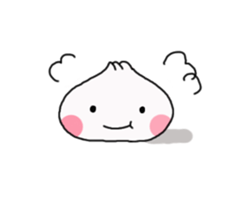 Double White Steamed Meat Bun sticker #3239819