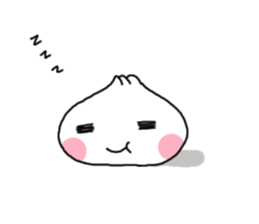 Double White Steamed Meat Bun sticker #3239821