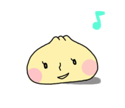 Double White Steamed Meat Bun sticker #3239837