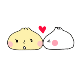 Double White Steamed Meat Bun sticker #3239857