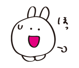 Handwritten Rabbit Sticker sticker #3240220