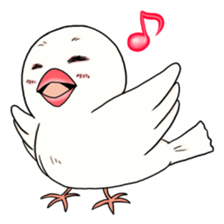 Java sparrow design sticker sticker #3240438