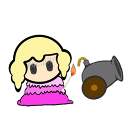 Me-ko of a dwarf (No phrase) sticker #3240694