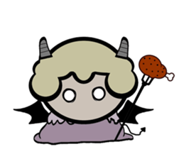 Me-ko of a dwarf (No phrase) sticker #3240698