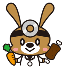 Dr. PYON and RABI sticker #3240789