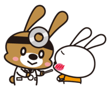 Dr. PYON and RABI sticker #3240800