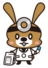 Dr. PYON and RABI sticker #3240807
