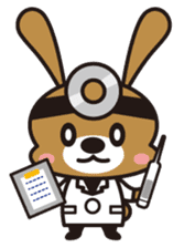 Dr. PYON and RABI sticker #3240812