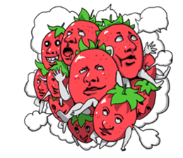 Mr.Strawberry sticker #3241132