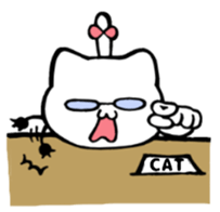 Let's talk a cute cat!! 2 sticker #3241532