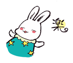 The dream of rabbit sticker #3242102